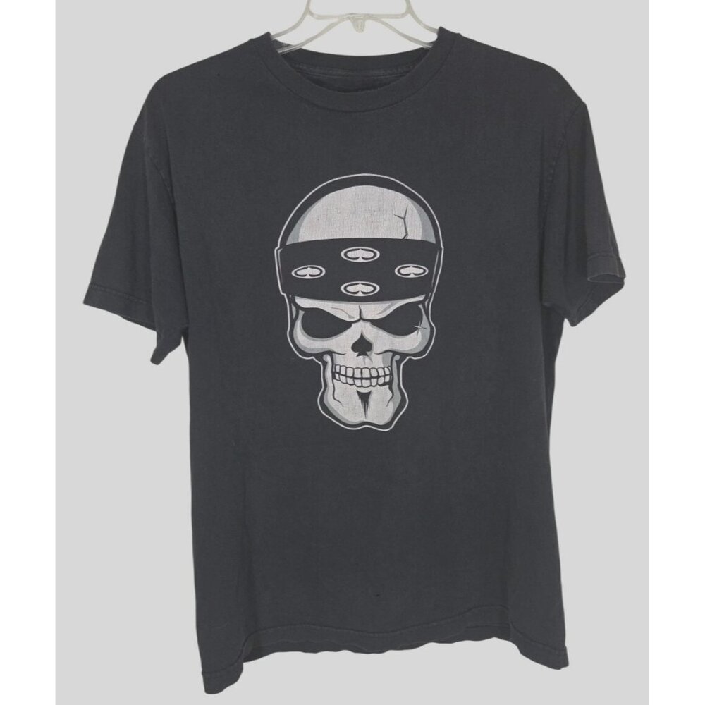 VTG Y2K SRH Skull Logo Faded T Shirt Grunge Skate Hip Hop Rap Pinkman Opium XL